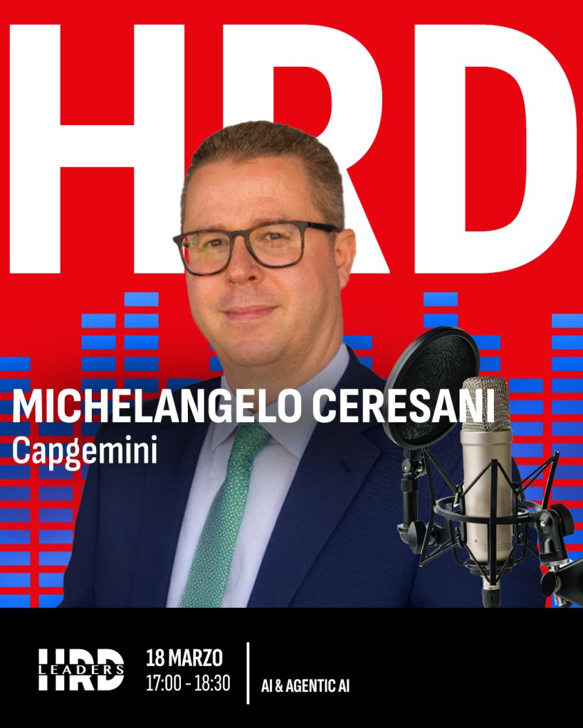 Michelangelo Ceresani di Capgemini, Presidente della tappa del 18/03/2026 di HRD Leaders